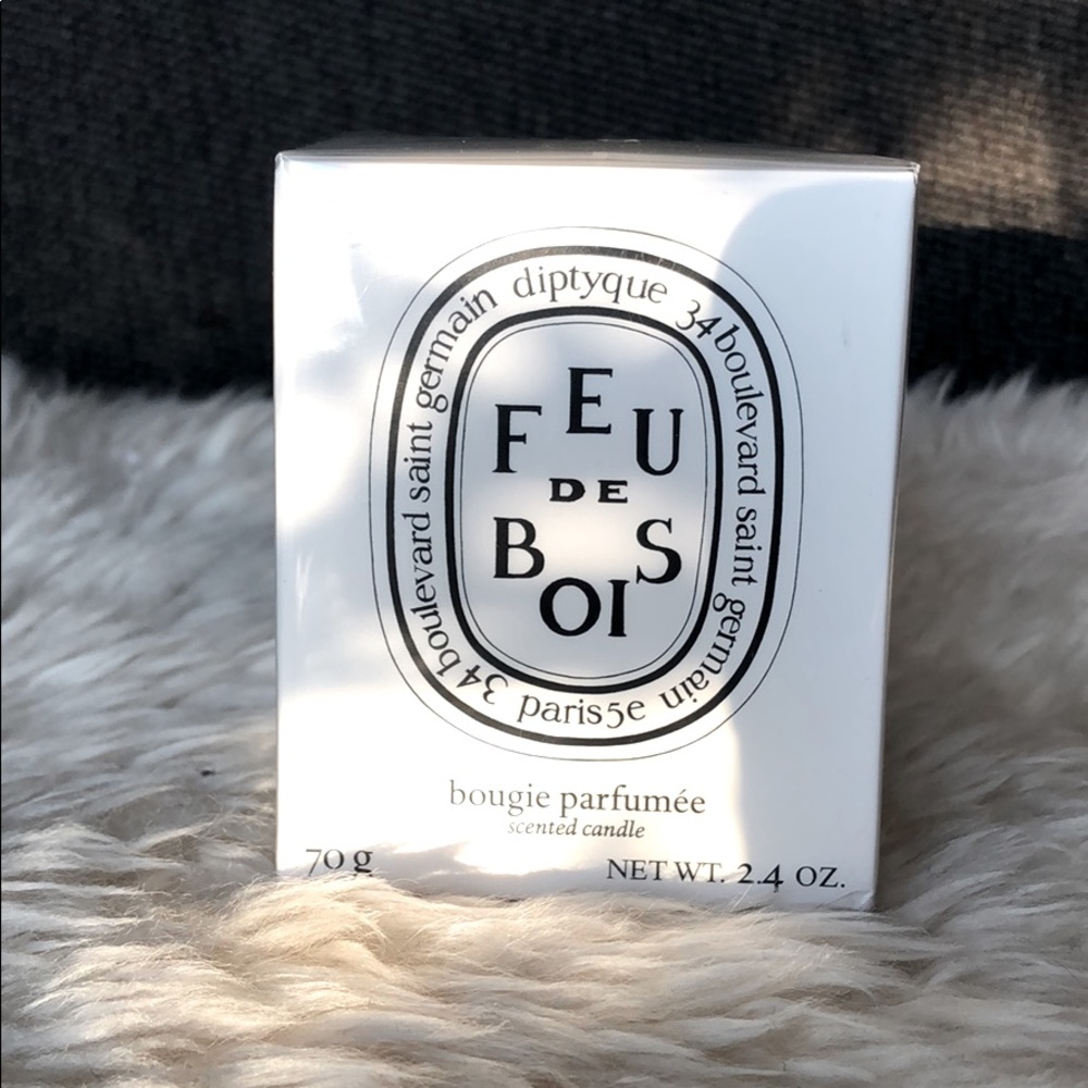 Diptyque FEU DE BOIS mini candle 2.4 oz